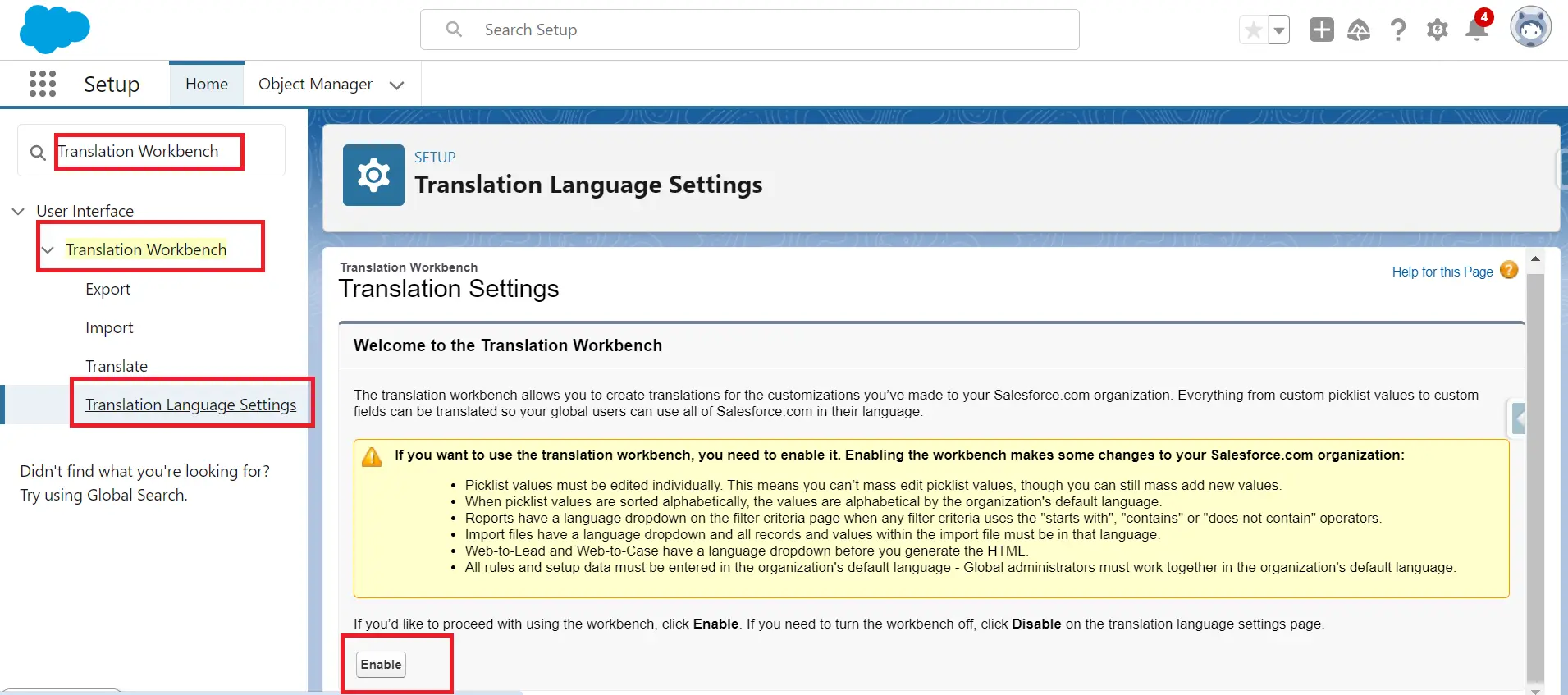 Translation Workbench