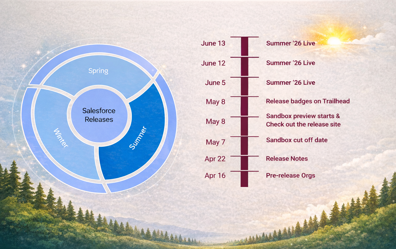 Salesforce Summer '26 Key Dates