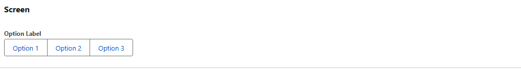 Flow - Radio Button Group