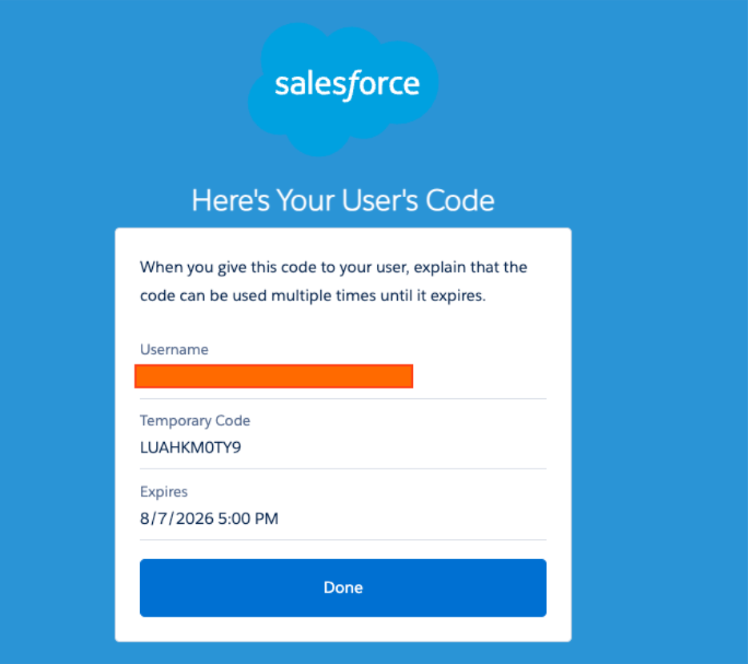 User Code Page